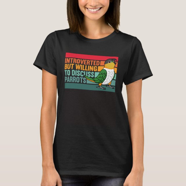 Svart med kaikerna. t shirt (Framsida)