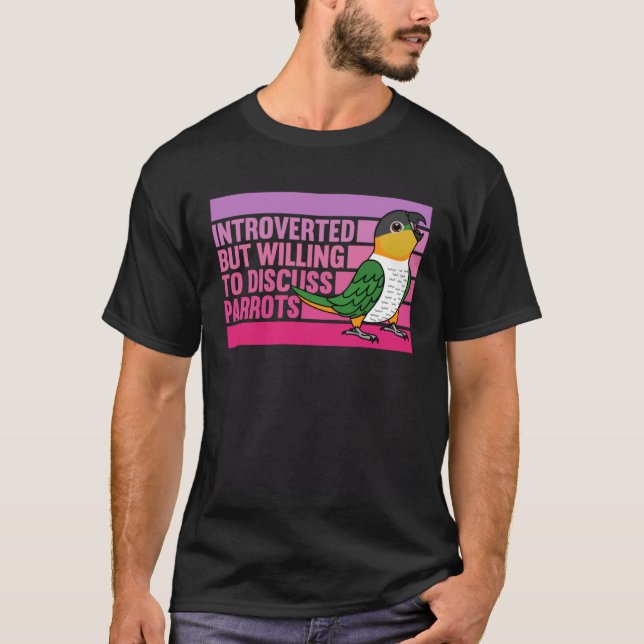 Svart med kaikerna. t shirt (Framsida)