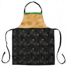 SVART MED MARDI GRAS FLEUR DI LIS & RAND