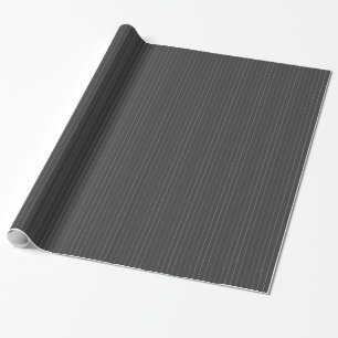 Svart med Rosa Streck Wrapping Papper Presentpapper