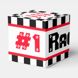 Svart med vit kontroll presentaskar