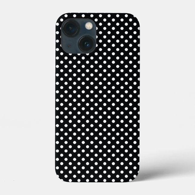 Svart med vitt polka dots (Baksida)