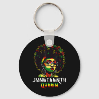 Svart Melanin Queen Natural Afro Hair W Nyckelring