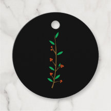 Svart Merry Botanical Berry Gren Semesterfest