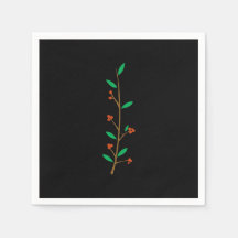 Svart Merry Botanical Berry Gren Semesterfest