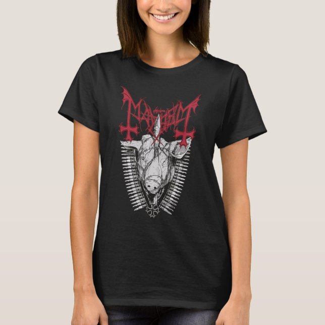 Svart metal t shirt (Framsida)