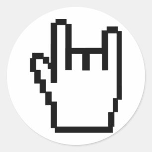 svart metall-huvud symbol runt klistermärke