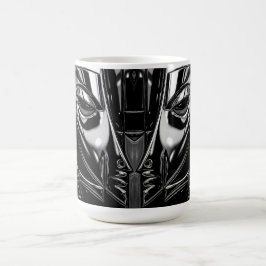 Svart Metall Muse Kaffemugg