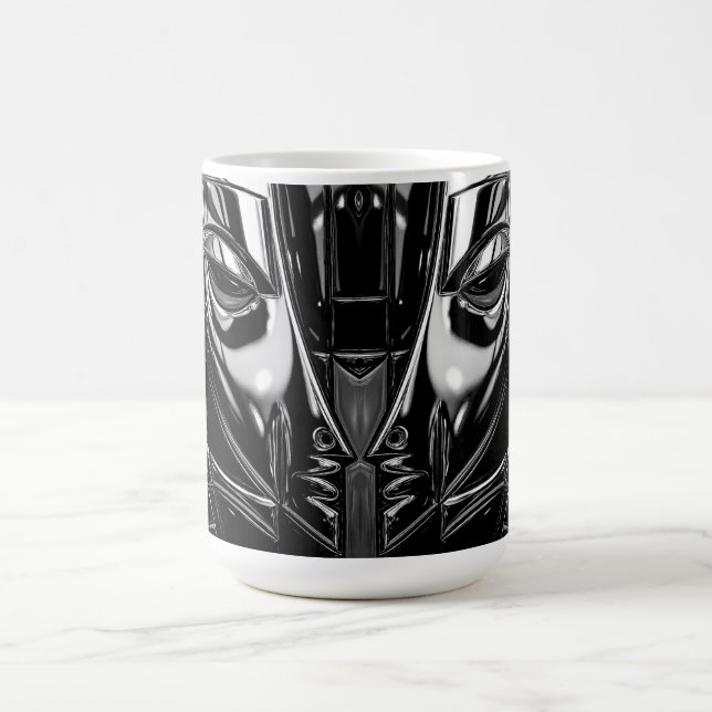 Svart Metall Muse Kaffemugg (Center)