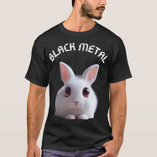 Svart metall t shirt (Framsida)