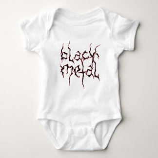 Svart metall tee shirt