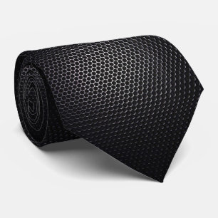 Svart metallnät hyperrealistisk slips