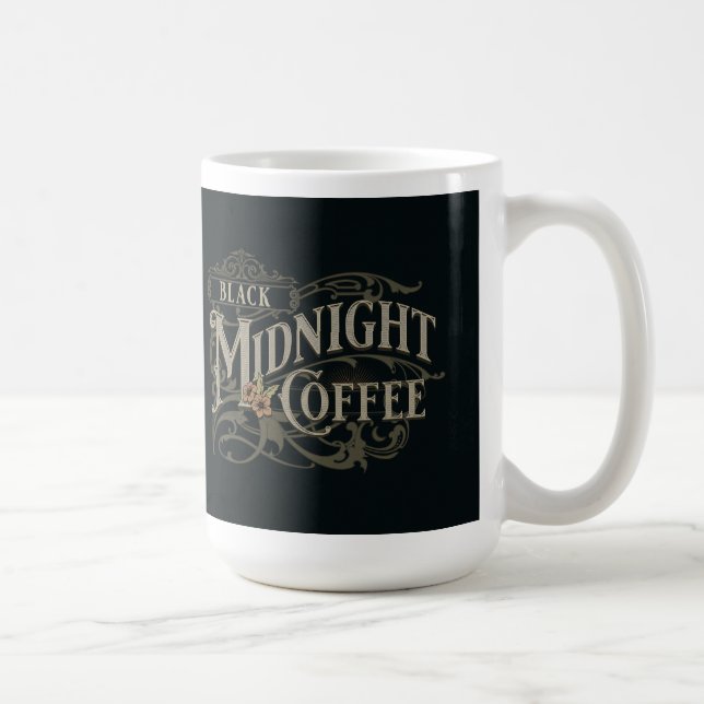 Svart Midnatt Kaffe kopp (Höger)