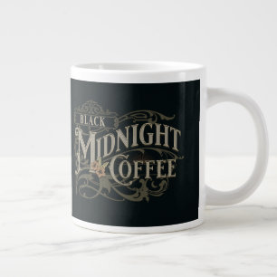Svart Midnatt Kaffe kopp Jumbo Mugg