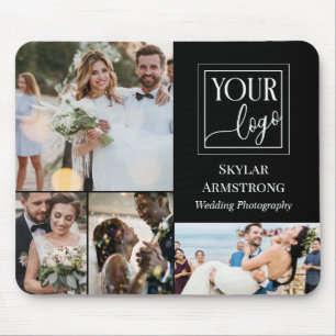 Svart minimal fotoinsamlingsfotograf för Logotypen Musmatta