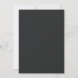 Svart minimalistisk inbjudan Modern elegant mörk V