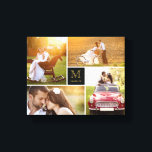 Svart, minimalistisk monogram Bröllop 4-fotokollag Canvastryck<br><div class="desc">Designad av tjock*fa*tin. Enkel att anpassa med egen text,  bild eller bild. Kontakta tjock*fa*tin direkt om du vill ha anpassningsbar. Avgifter för anpassningsbar gäller. www.zazzle.com/fat_fa_tin www.zazzle.com/color_therapy www.zazzle.com/fatfatin_blue_knot www.zazzle.com/fatfatin_red_knot www.zazzle.com/fatfatin_mini_me www.zazzle.com/fatfatin_box www.zazzle.com/fatfatin_design www.zazzle.com/fatfatin_ink.</div>