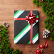 Svart, minsta blå Grönt, stor Rand Japan-text