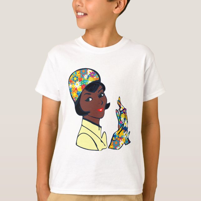 svart mod dam t shirt (Framsida)