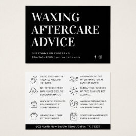 Svart, modern avvaxning av efterbehandlingskort Hå Visitkort