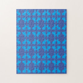 Svårt Modern Blue Bunny Puzzle Pussel