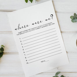 Svart, modern, enkel skriptmatch där vi var flygblad