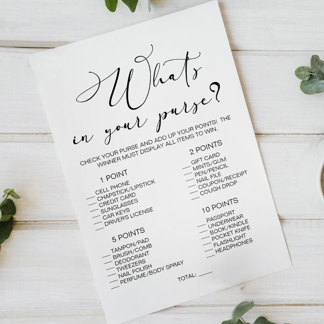 Svart, modern, enkel spelpuls i din handväska flygblad (Skapare uppladdad)