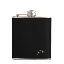 Svart modern Minimalist Monogram