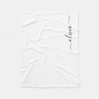 Svart modern monogramnamn