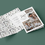 Svart, modernt elegant-skript - jul-multifoto helgkort<br><div class="desc">Den svarta moderna eleganten,  rustik vattenfärg,  beige naturbeige Skandinavian contemporary mutade färg beige,  svart och vit 5 multifoto-helgdag-julkort.</div>