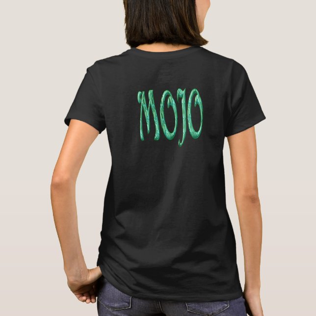 Svart Mojo-kvinnor t-shirt baksida (Baksida)