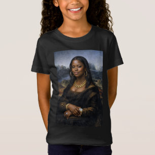 Svart Mona Lisa Afroamerikansk Svart Historia Mon T Shirt