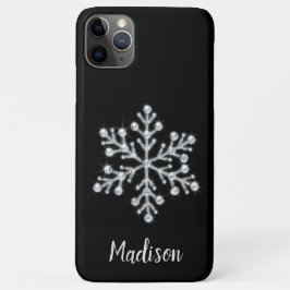 Svart Monogram iphone case