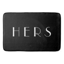 Svart Monogram, minimalt vit typografi