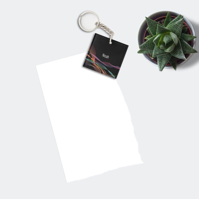 Svart mönster, geometrisk Vinkara namn (Skapare uppladdad)