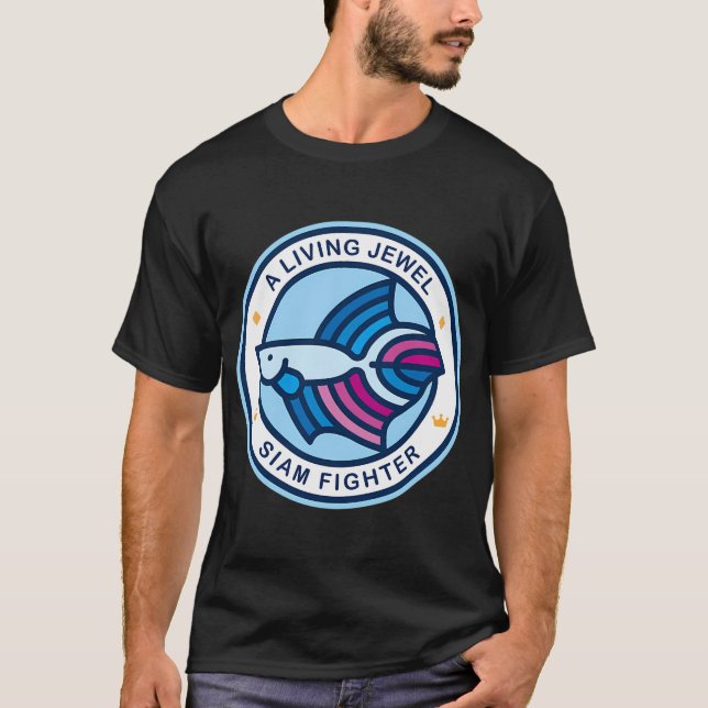 svart moor guldfisk t shirt (Framsida)