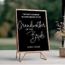 Svart mormor till bruden minneshögtidligt bröllop