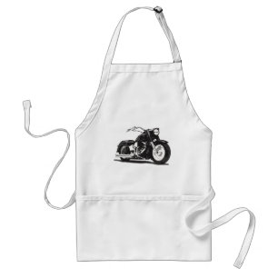 Svart motorcykel förkläde