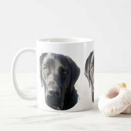 Svart mugg för Labrador Retriever