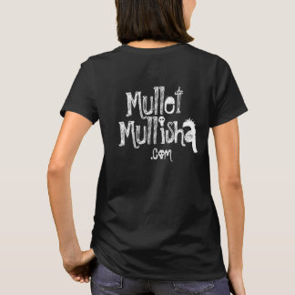 Svart mullet Mullisha T-Shirt för kvinnor