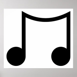Svart musik poster