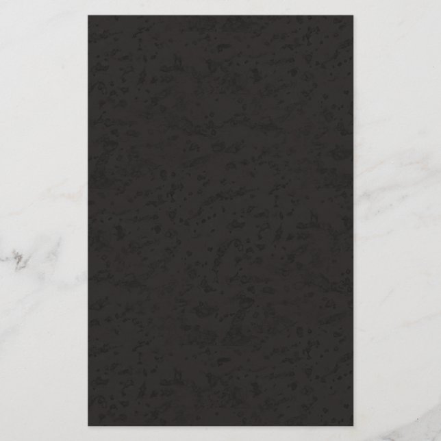 Svart naturligt korn för trä för korkskällLook Brevpapper (Framsida)