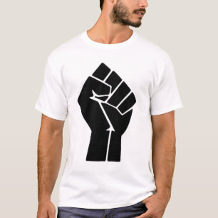 Svart näveutslagsplats t shirt