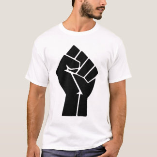 Svart näveutslagsplats t shirt