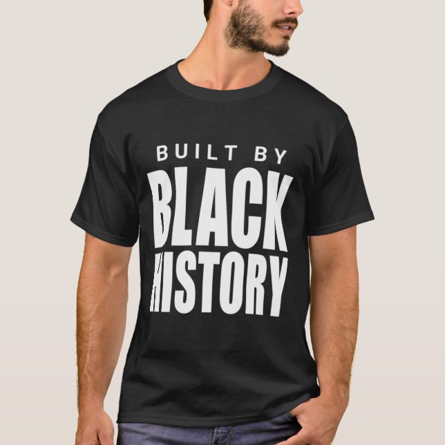 Svart NBA-historik månad 6 T Shirt (Framsida)