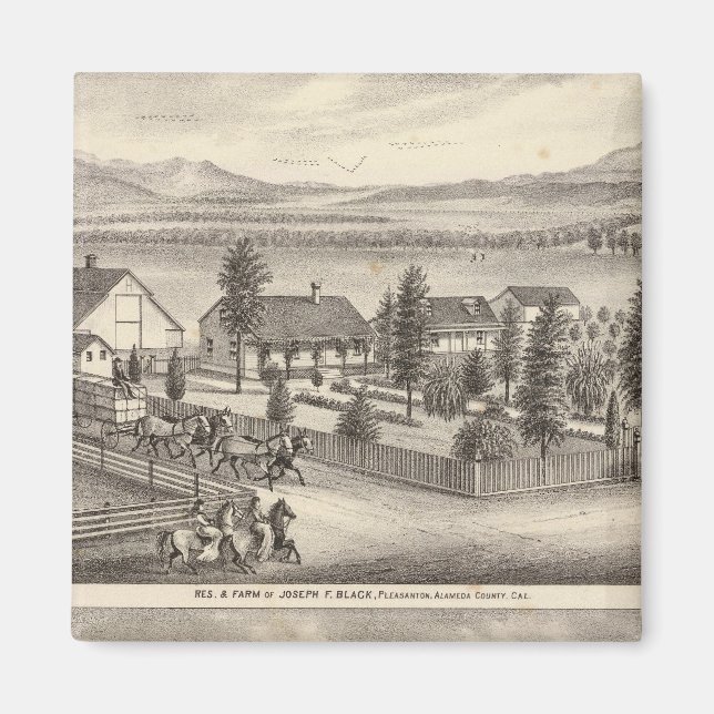 Svart, Neal residensen, egendom Magnet (Framsidan)