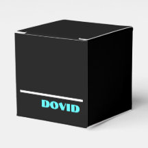 Svart neon upsherin-förmånslåda