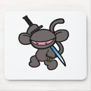 Svart Ninja Klo-Ingen ord Musmatta