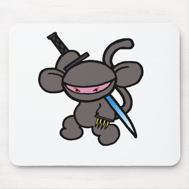Svart Ninja Klo-Ingen ord Musmatta (Framsidan)