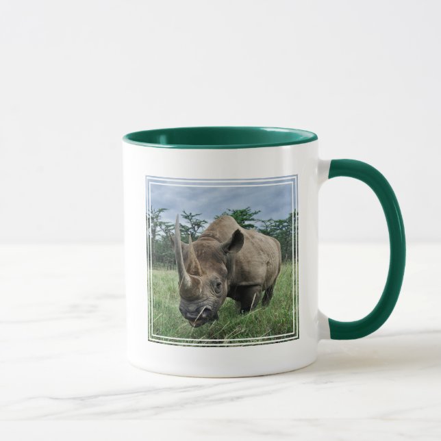Svart noshörning | Kenya Mugg (Höger)